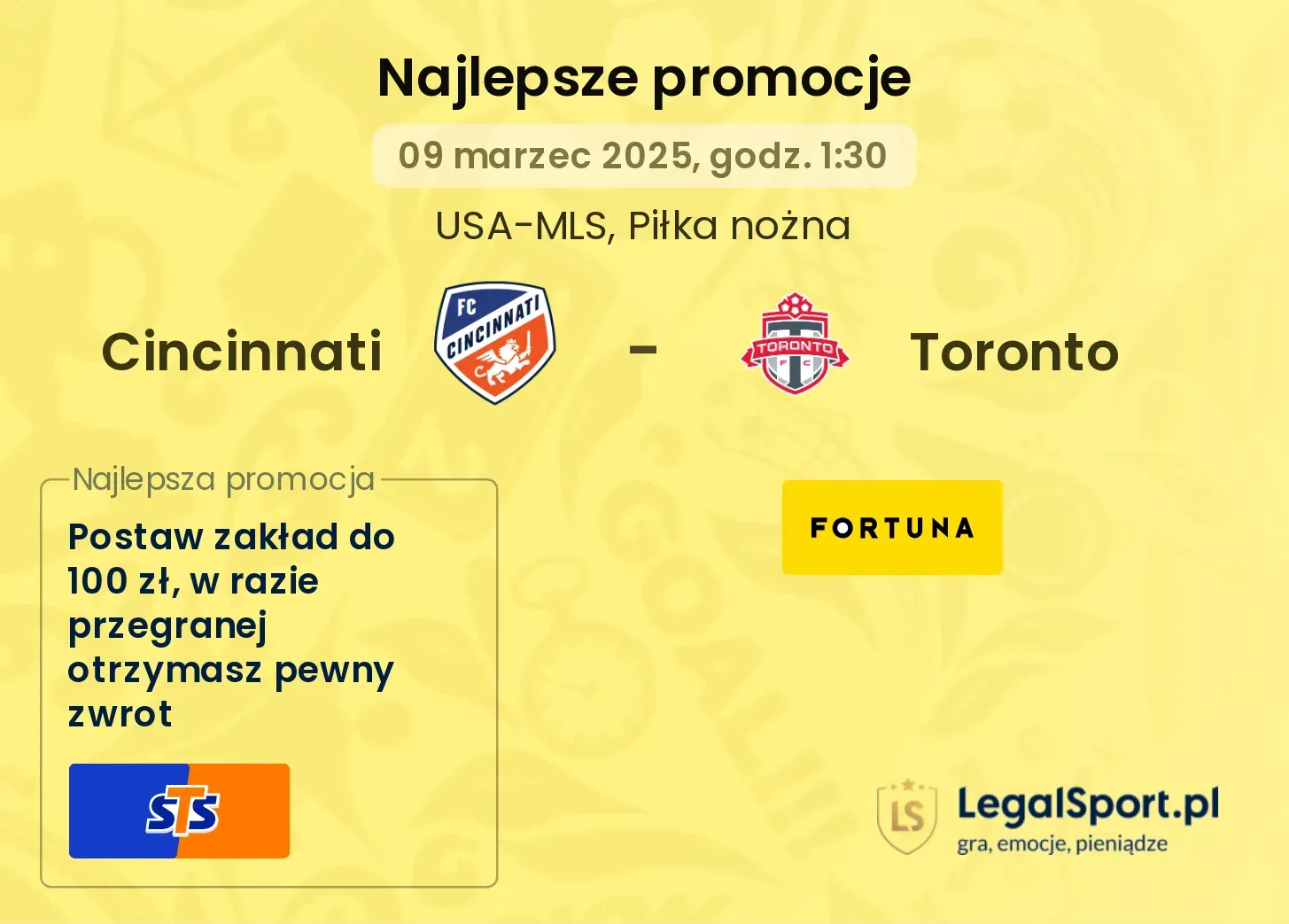 Cincinnati - Toronto promocje bukmacherskie