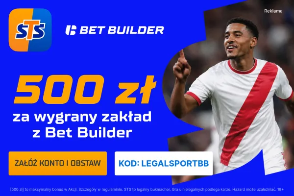 STS: 500 zł za poprawny Bet Builder na mecz Crystal Palace - Rayo Vallecano