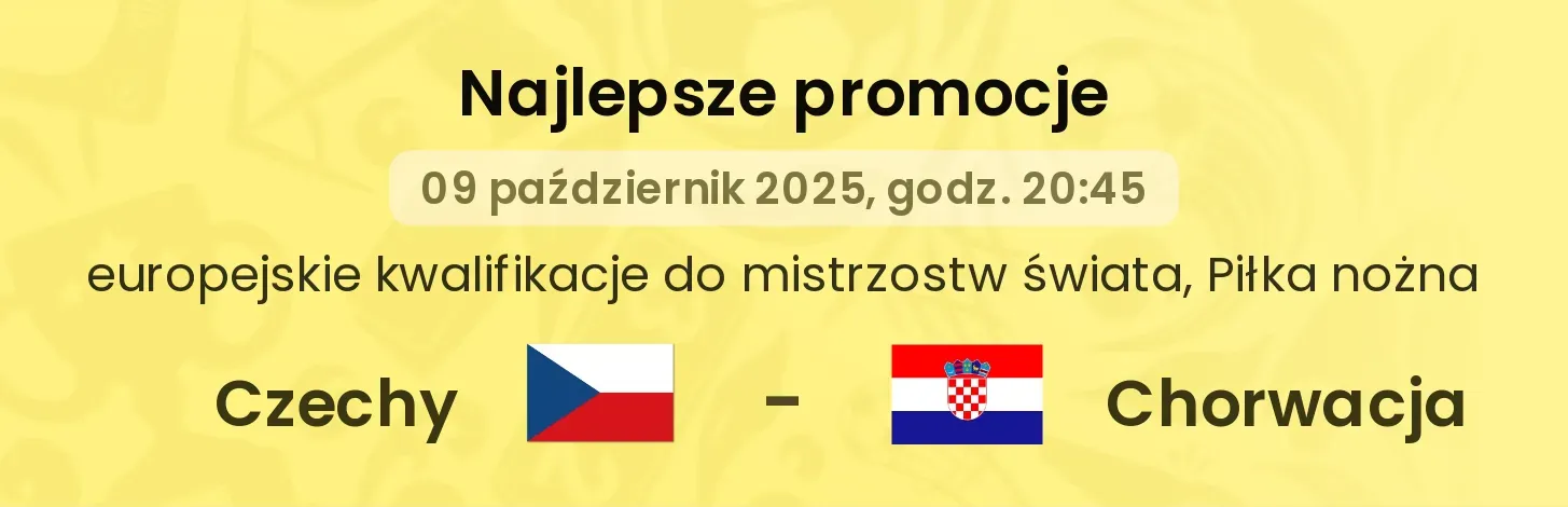 Czechy - Chorwacja promocje u bukmacherów