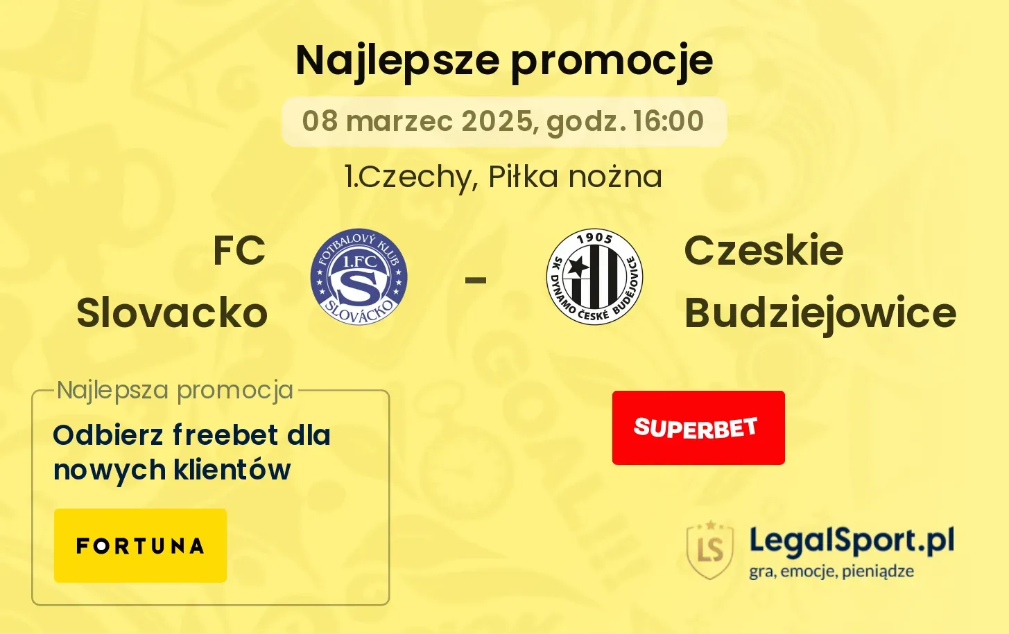 FC Slovacko - Czeskie Budziejowice promocje u bukmacherów