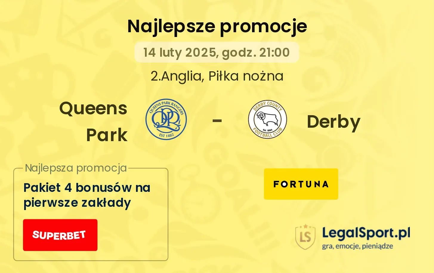 Queens Park - Derby promocje bukmacherskie