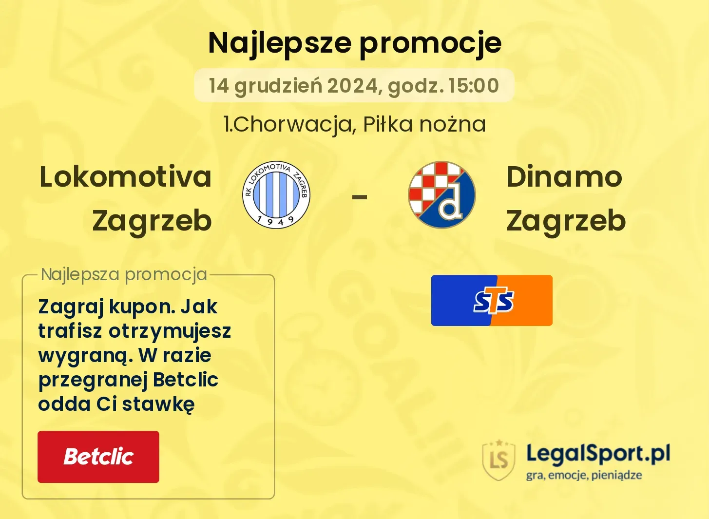 Lokomotiva Zagrzeb - Dinamo Zagrzeb promocje bukmacherskie