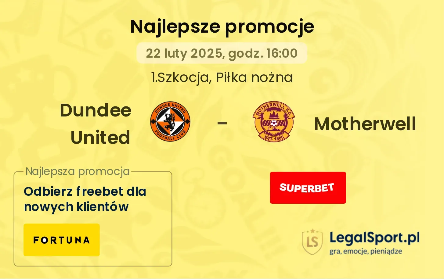 Dundee United - Motherwell promocje u bukmacherów