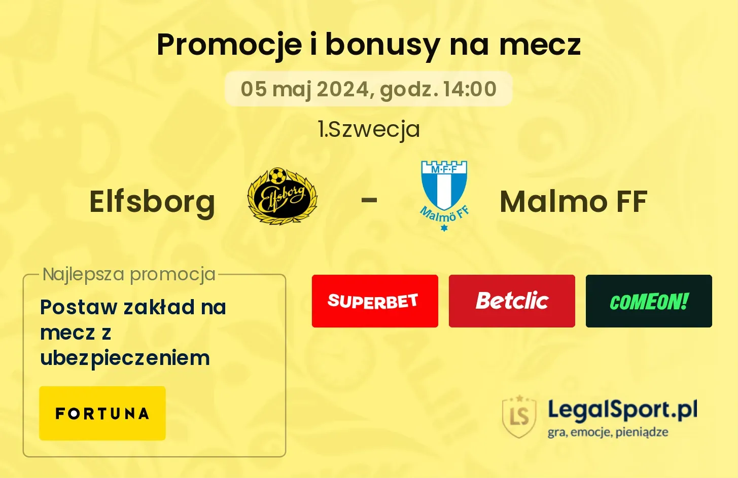 Elfsborg - Malmo FF promocje bonusy na mecz