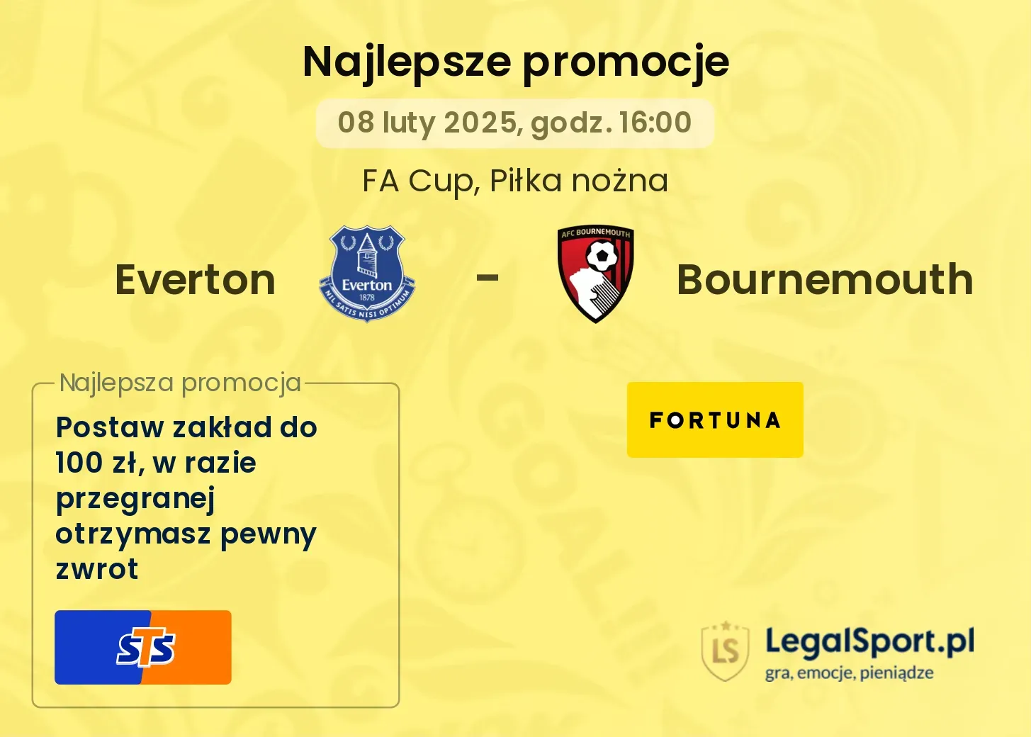 Everton - Bournemouth promocje u bukmacherów