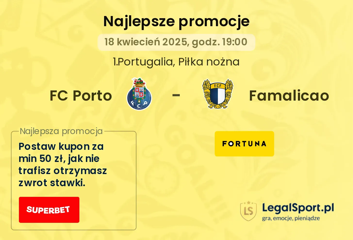 FC Porto - Famalicao promocje bukmacherskie
