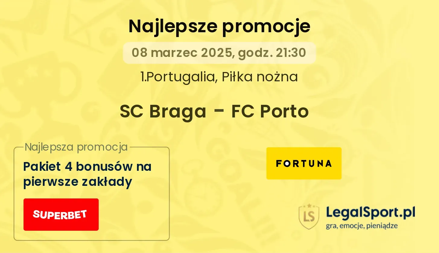 SC Braga - FC Porto promocje bukmacherskie