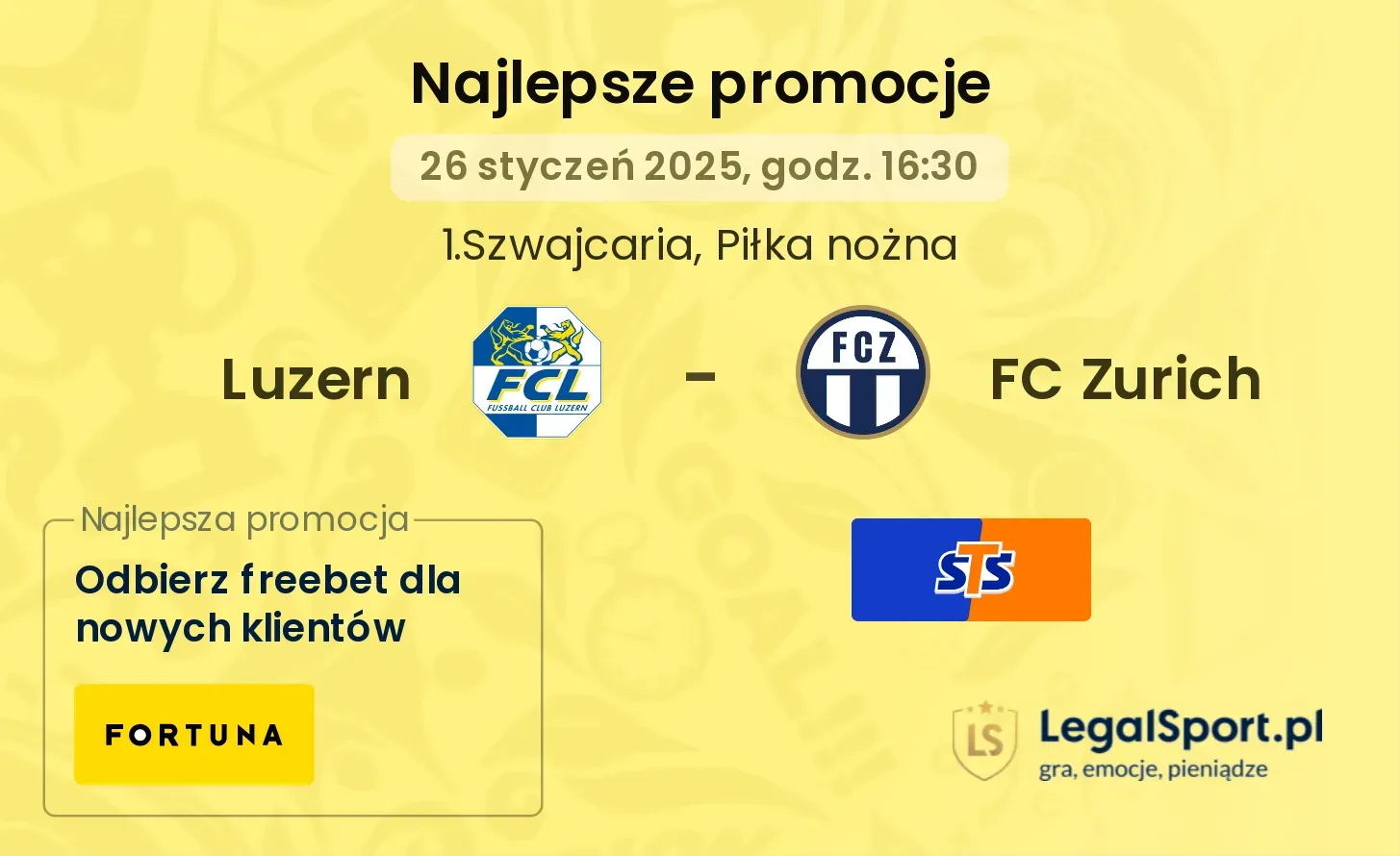 Luzern - FC Zurich promocje u bukmacherów