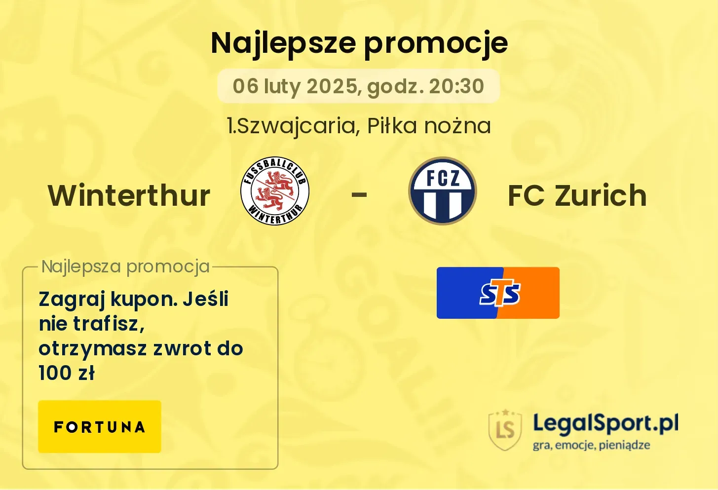 Winterthur - FC Zurich promocje bukmacherskie