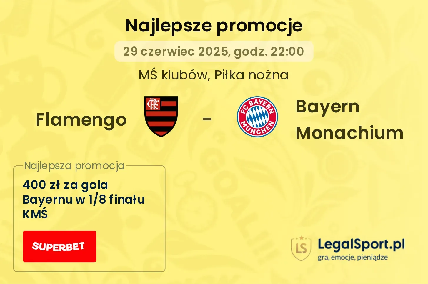Flamengo - Bayern Monachium promocje bukmacherskie
