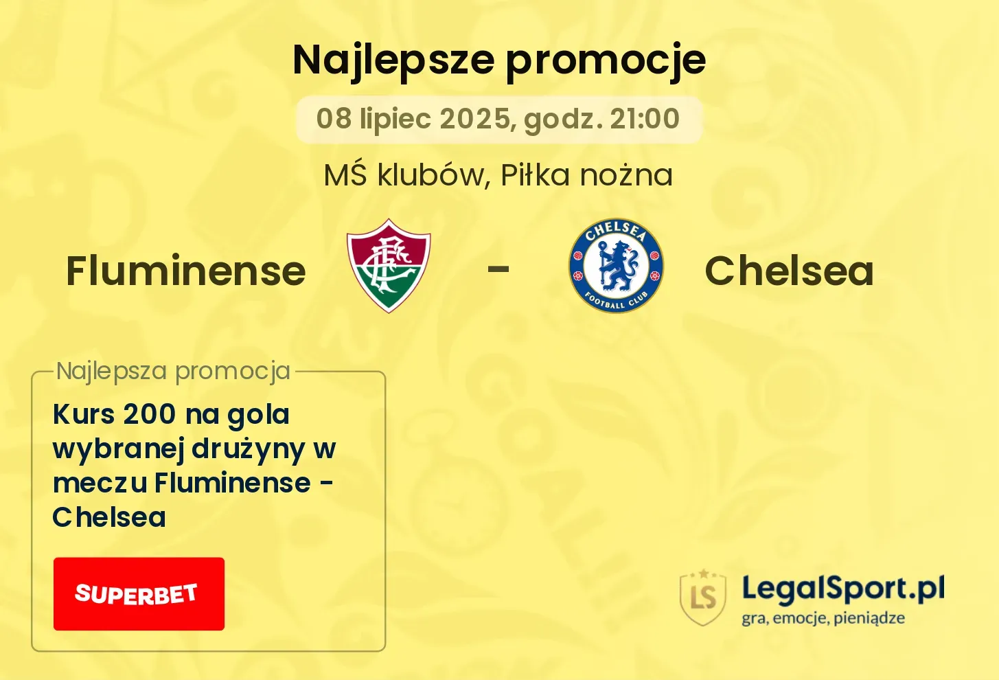 Fluminense - Chelsea promocje bukmacherskie