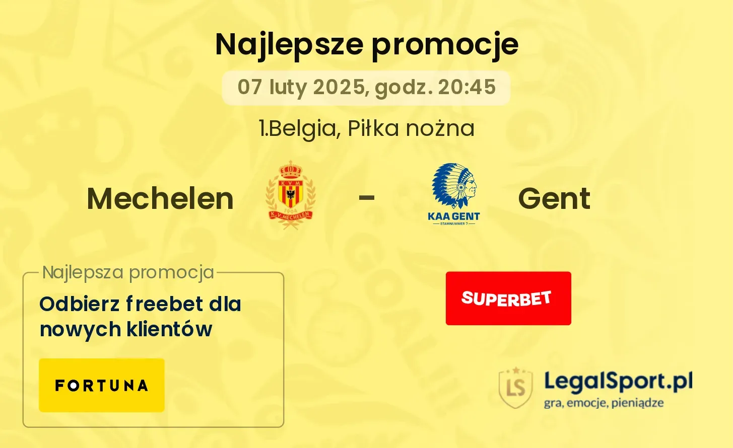 Mechelen - Gent promocje bukmacherskie