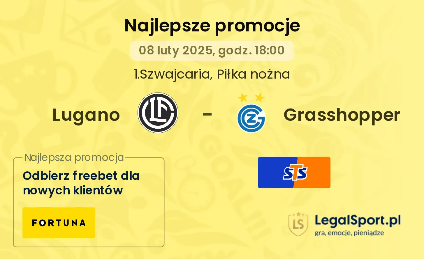Lugano - Grasshopper promocje u bukmacherów