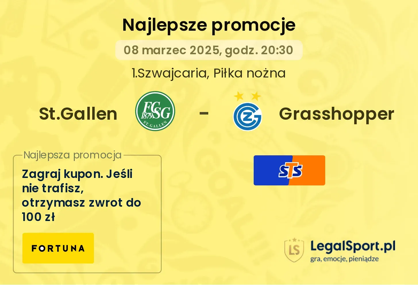 St.Gallen - Grasshopper promocje u bukmacherów