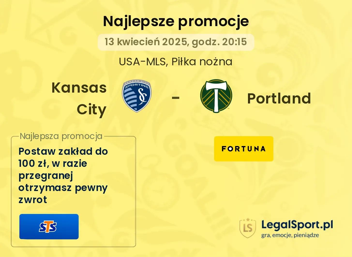 Kansas City - Portland promocje bukmacherskie
