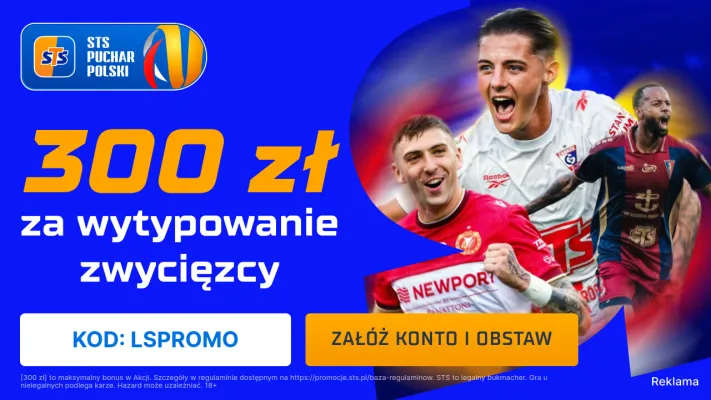 Promocja STS: 300 zł za wytypowanie zwycięzcy meczu Korona II Kielce - Radomiak Radom
