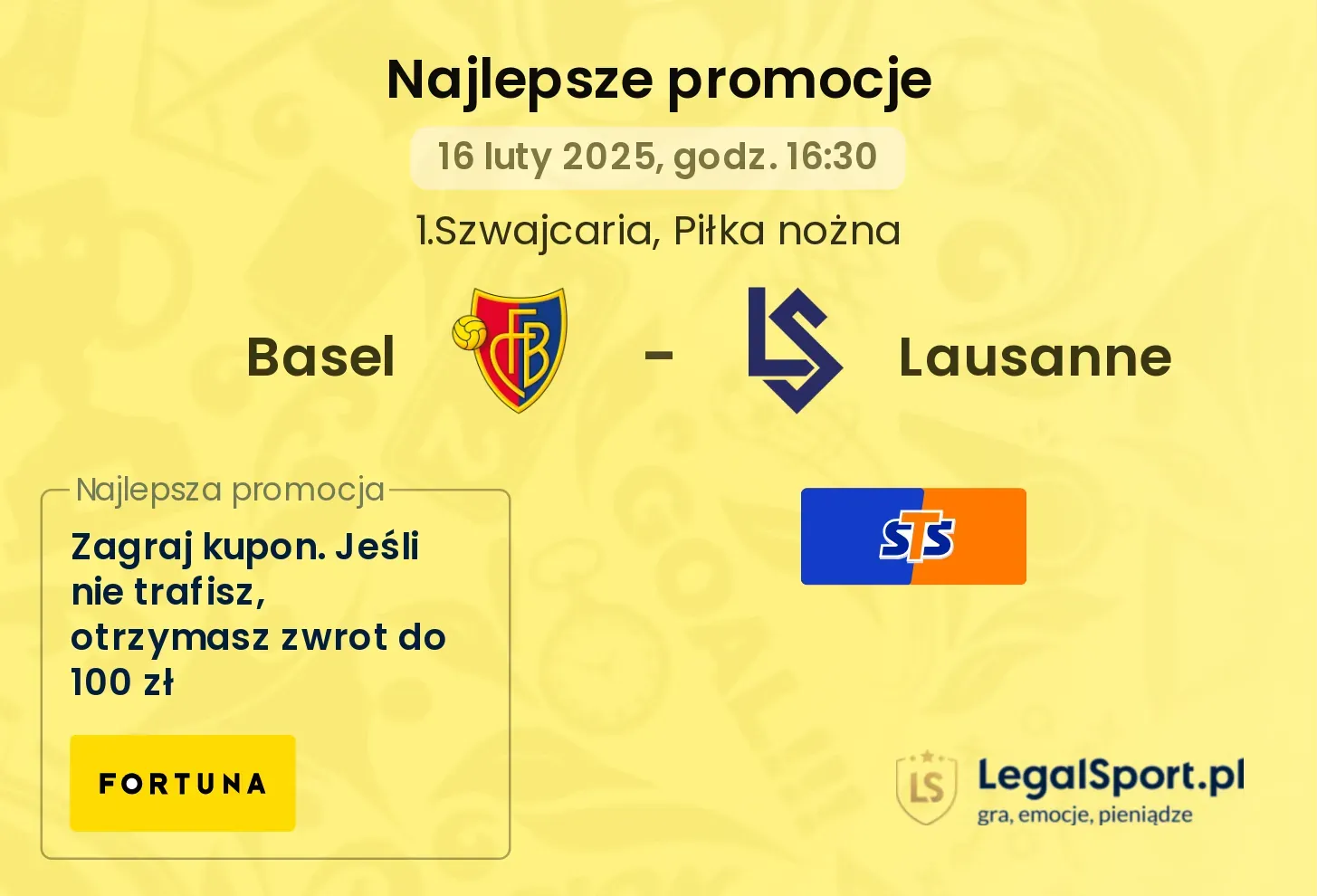 Basel - Lausanne promocje u bukmacherów