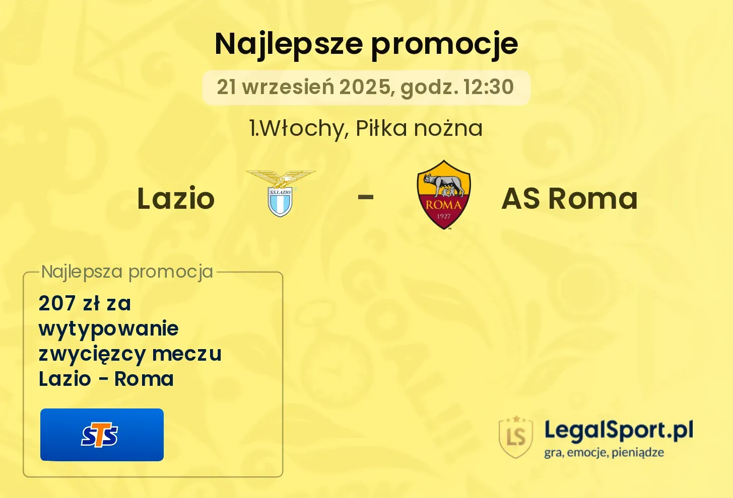Lazio - AS Roma promocje bukmacherskie