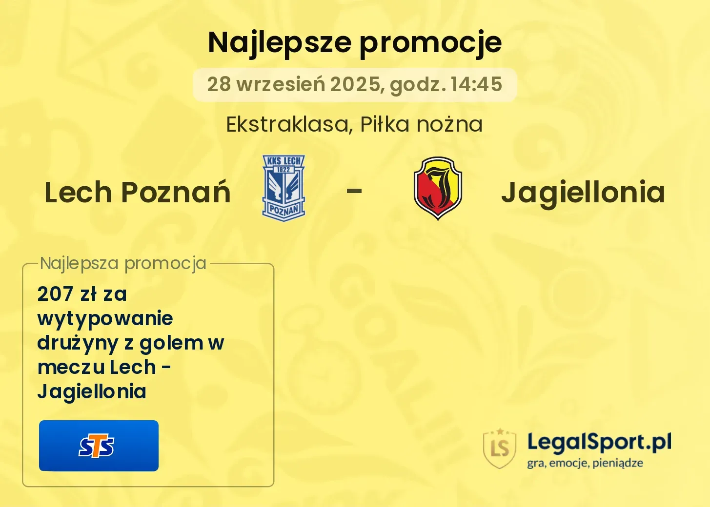 Lech Poznań - Jagiellonia promocje u bukmacherów