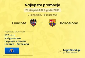 Levante - Barcelona promocje u bukmacherów