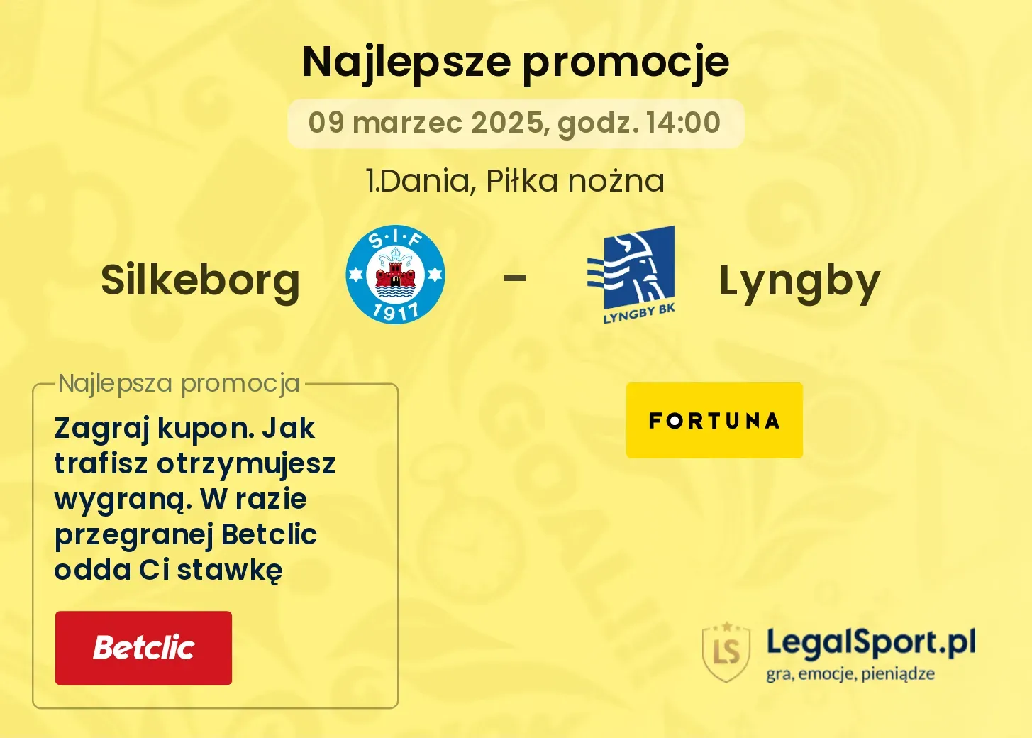Silkeborg - Lyngby promocje bukmacherskie