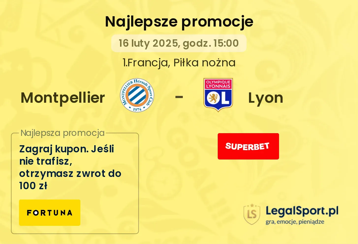 Montpellier - Lyon promocje u bukmacherów