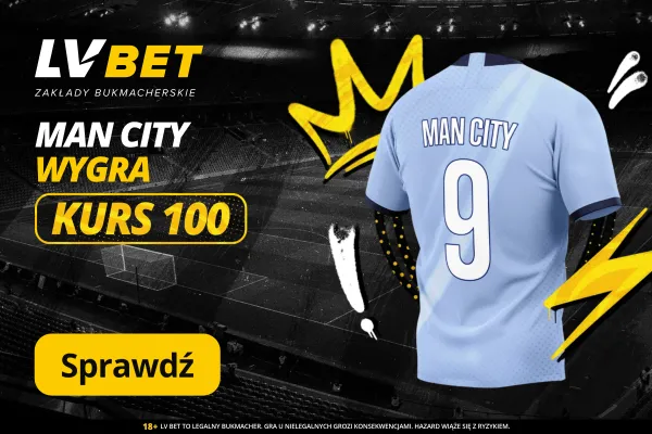 LV BET: Manchester City wygra z Brighton – Kurs 100