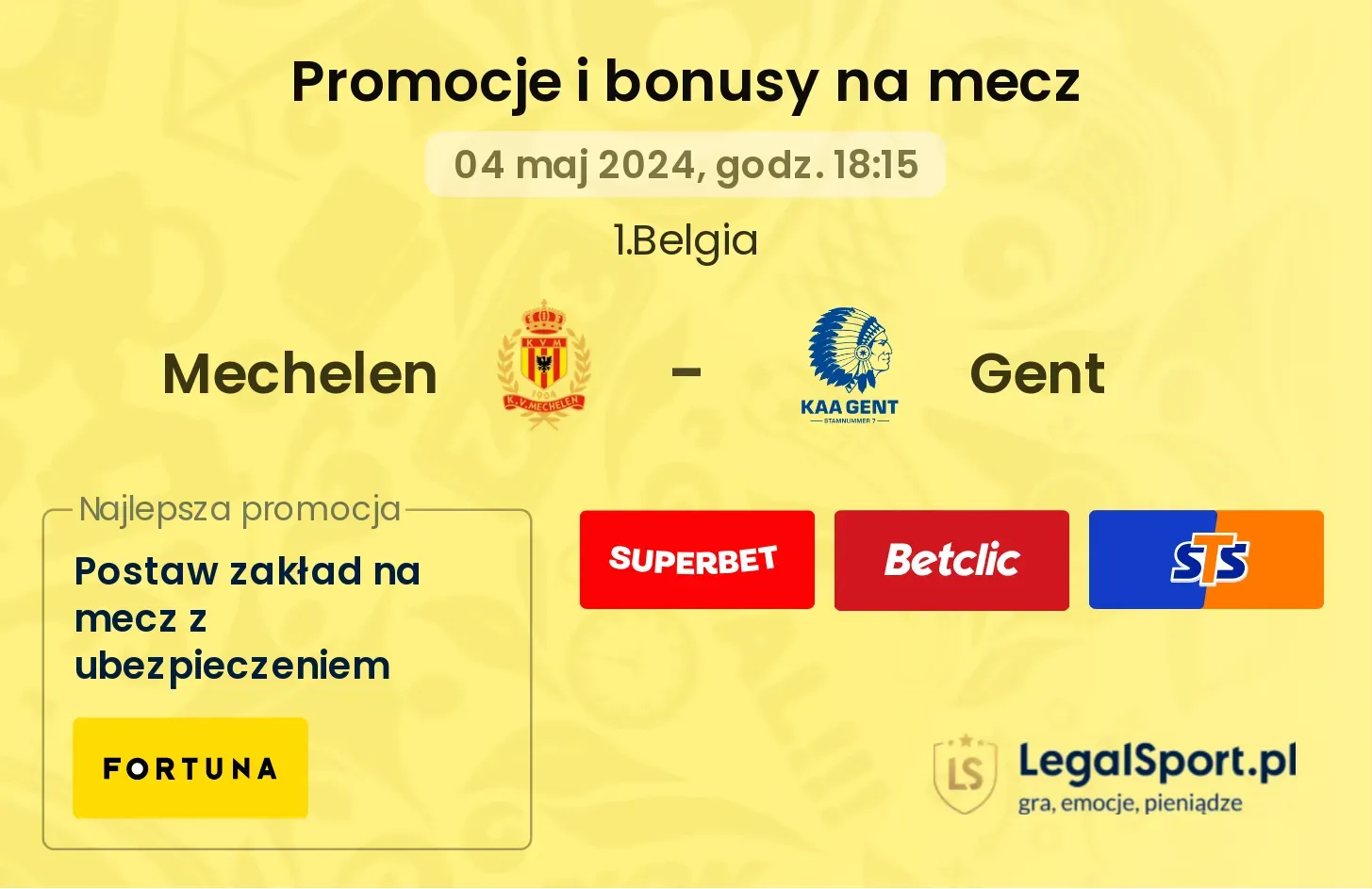 Mechelen - Gent promocje bonusy na mecz