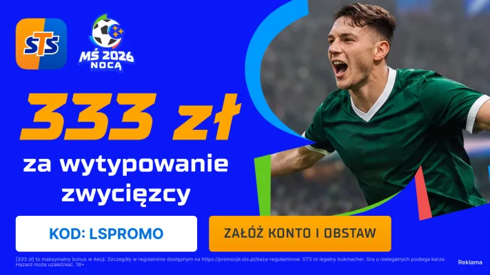 333 zł za wytypowanie zwycięzcy meczu Meksyk - Korea Południowa od STS