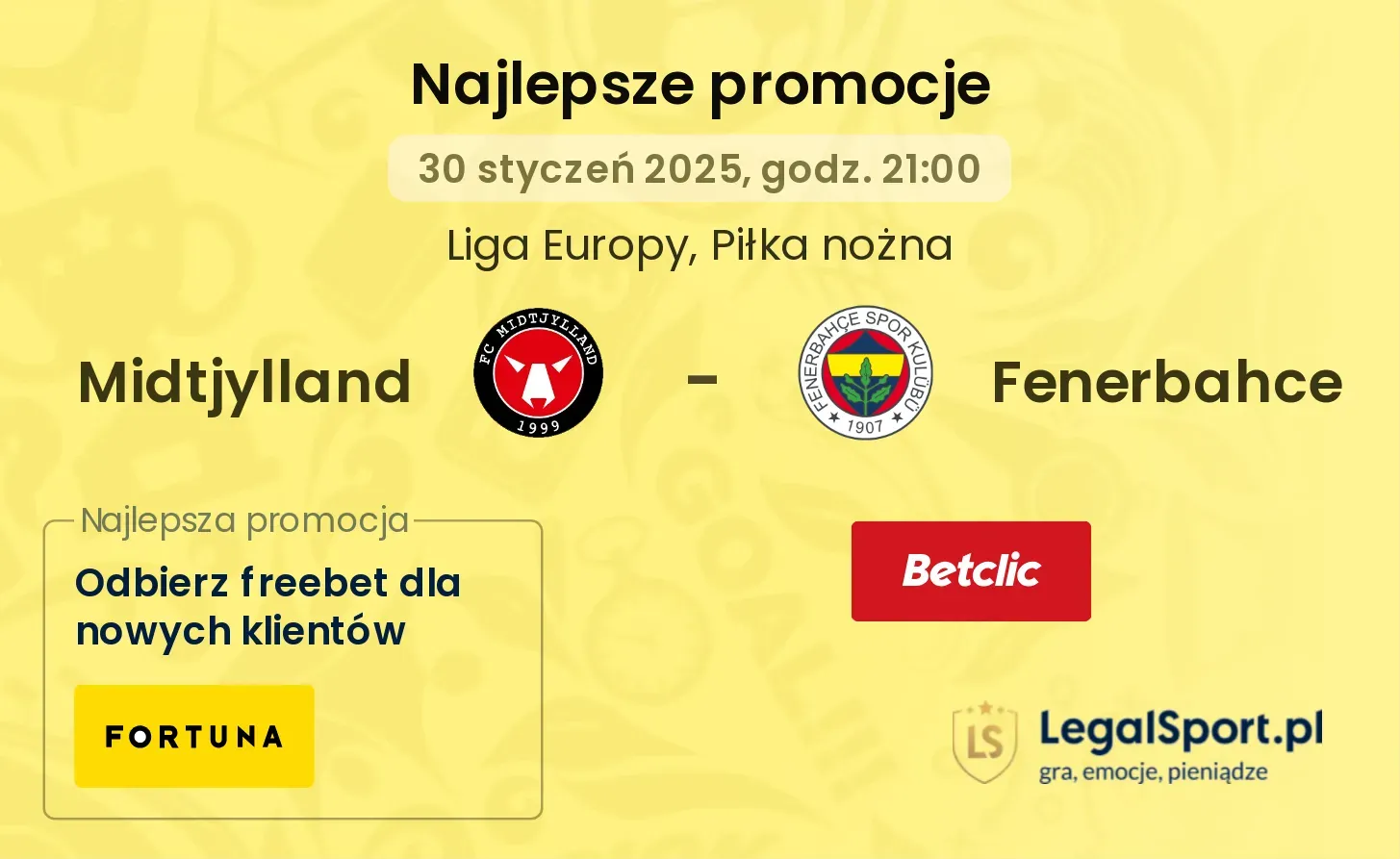 Midtjylland - Fenerbahce promocje u bukmacherów