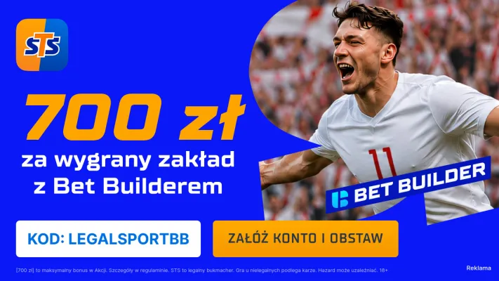 700 zł za poprawny Bet Builder na mecz Polska - Nigeria od STS