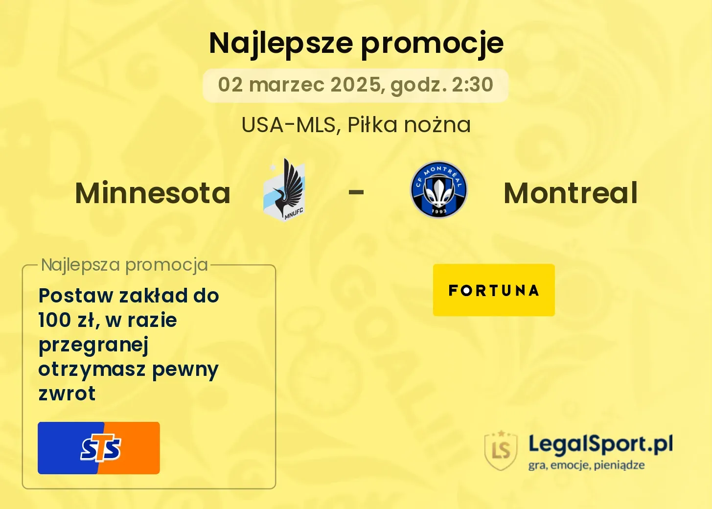 Minnesota - Montreal promocje u bukmacherów