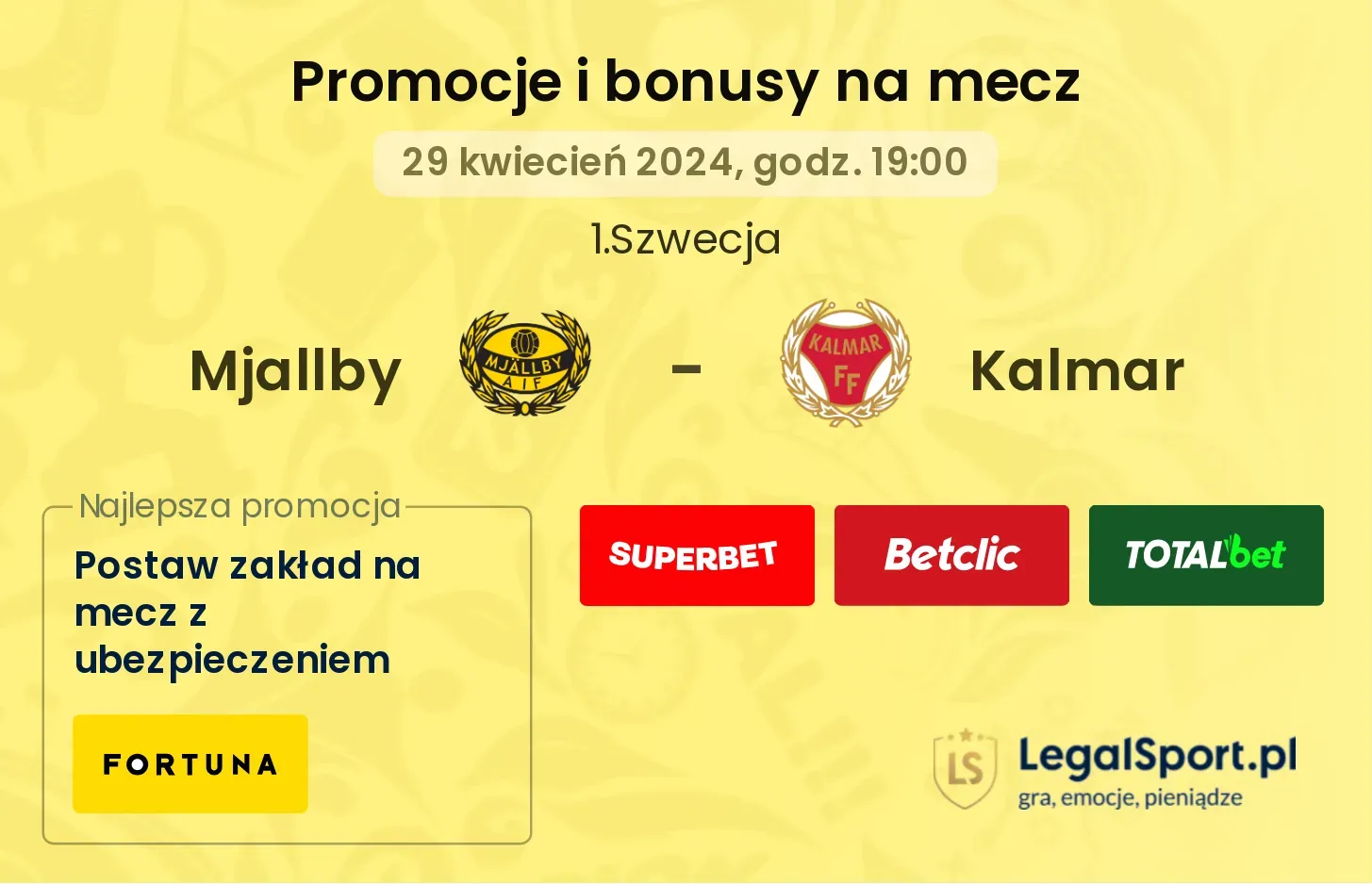 Mjallby - Kalmar promocje bonusy na mecz