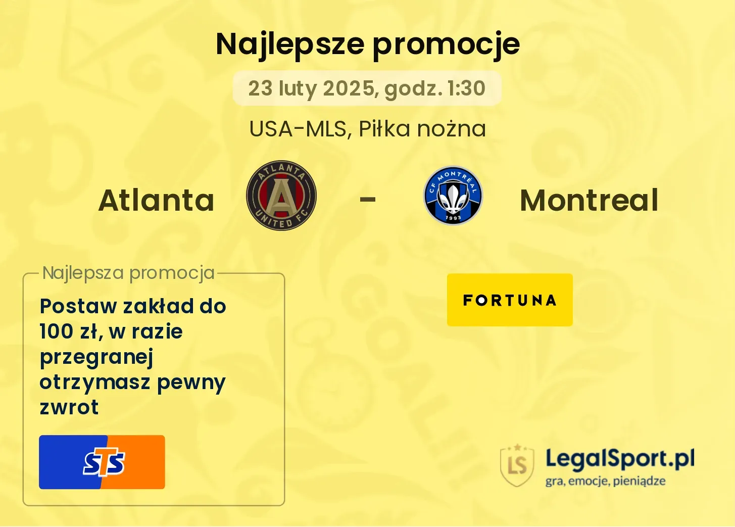 Atlanta - Montreal promocje u bukmacherów