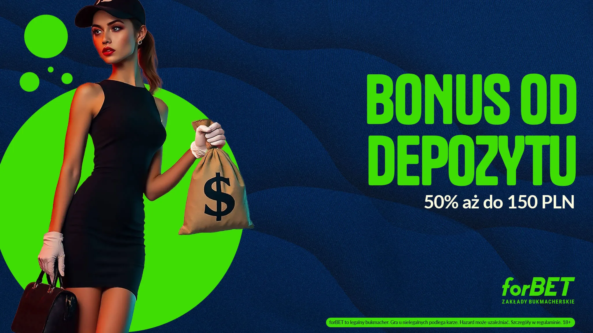 Bonus od depozytu 50% do 150 PLN w forBET