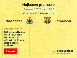 Newcastle - Barcelona promocje bukmacherskie