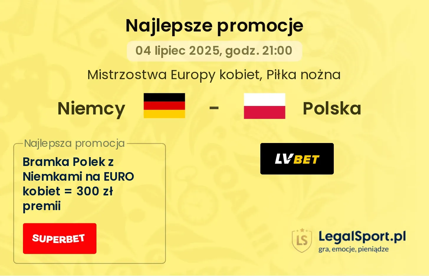 Niemcy - Polska promocje u bukmacherów