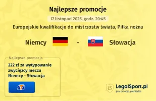 Niemcy - Słowacja promocje u bukmacherów