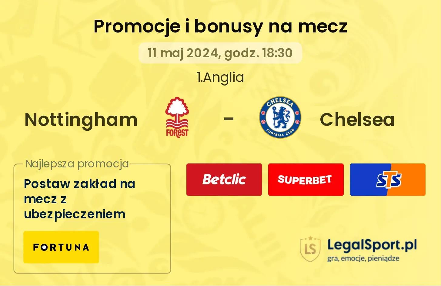 Nottingham - Chelsea promocje bonusy na mecz