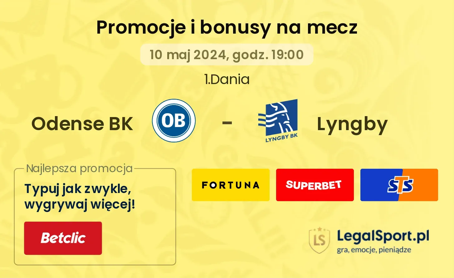 Odense BK - Lyngby promocje bonusy na mecz