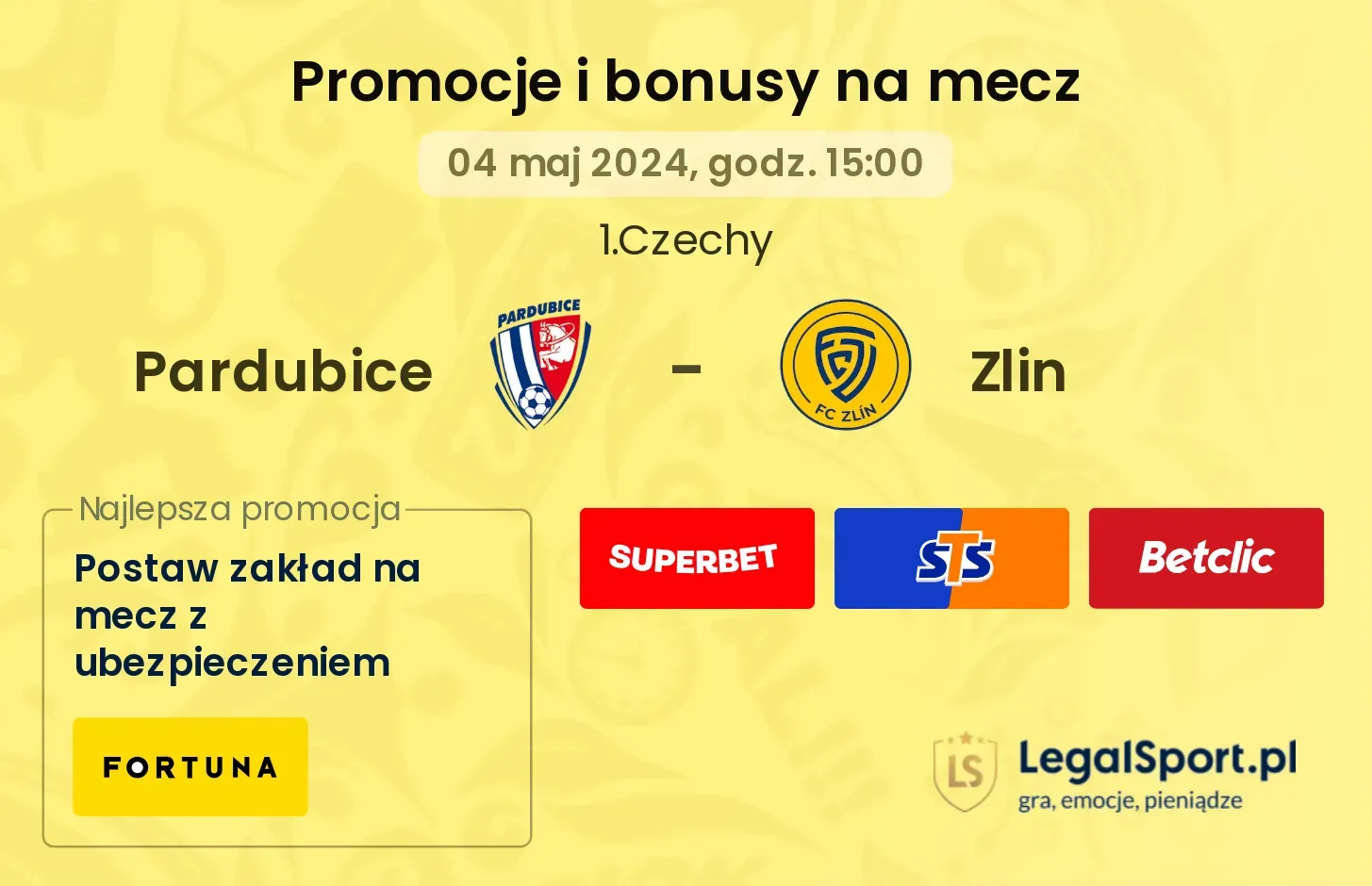 Pardubice - Zlin promocje bonusy na mecz