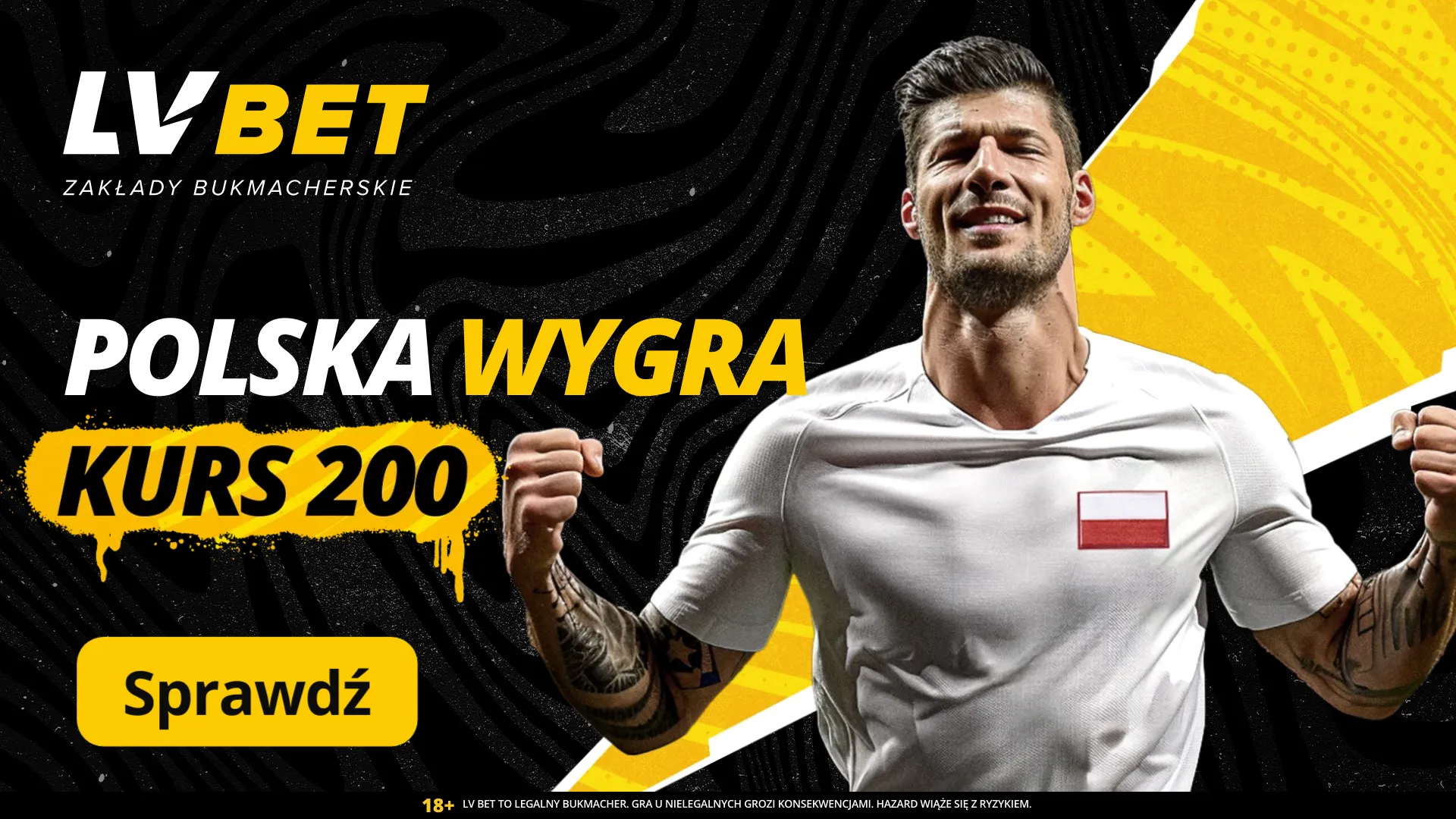 200 zł za wygraną Polski z Litwą w LV BET