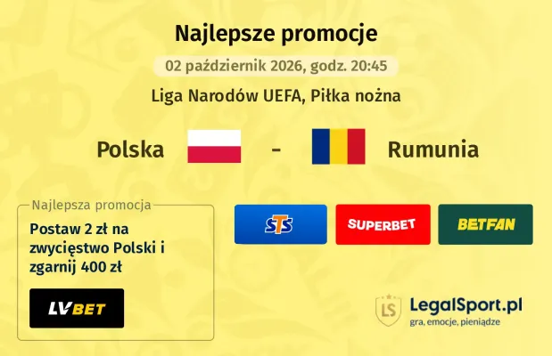 Promocja Fortuna: 500 zł za celny strzał Polski w meczu z Rumunią