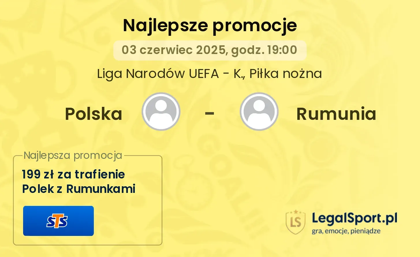 Polska - Rumunia promocje bukmacherskie