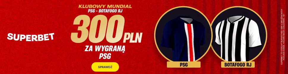 Promocja Superbet na mecz PSG - Botafogo