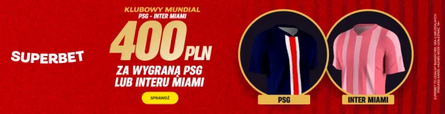 Promocja Superbet na mecz PSG - Inter Miami