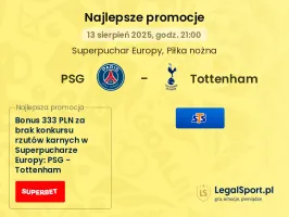 PSG - Tottenham promocje bukmacherskie