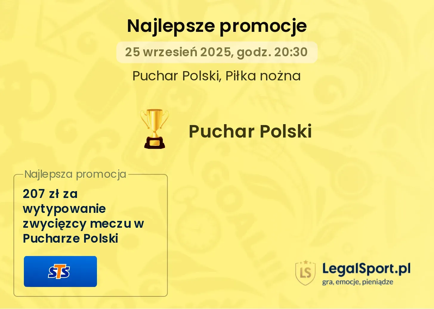 Promocje bukmacherskie na STS Puchar Polski