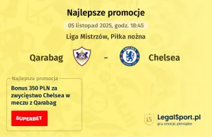 Qarabag - Chelsea promocje u bukmacherów