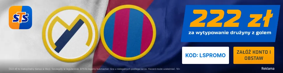 STS: 222 zł za wytypowanie drużyny z golem w meczu Real Madryt - FC Barcelona